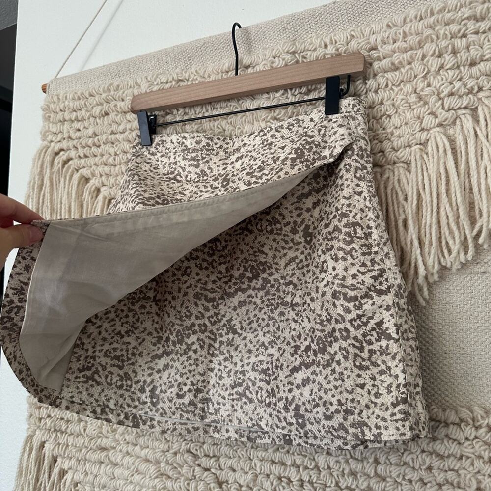 Free People Fake Out Leopard Print Faux Leather S… - image 6